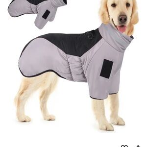 Quilted dog coat new